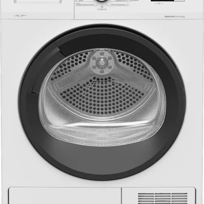 Beko Slim Tumble Dryer Heat Pump Sensor 7Kg White A++DF7412PA
