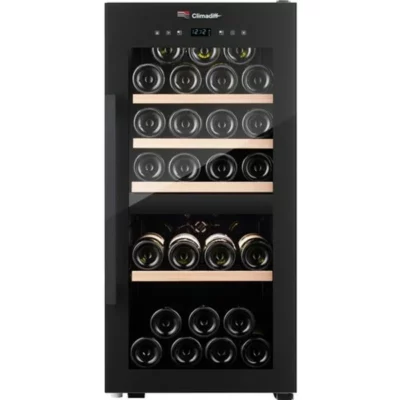 Climadiff CD41B Double Zone Wine Cellar Black 41 Bottles