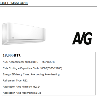18,000BTU AIRCONDITION + INSTALLATION / 4 MTR COPPER / BRACKETS OR MOUNTINGS NOT INCLUDED ( €15 BRACKETS / €10 MOUNTING)